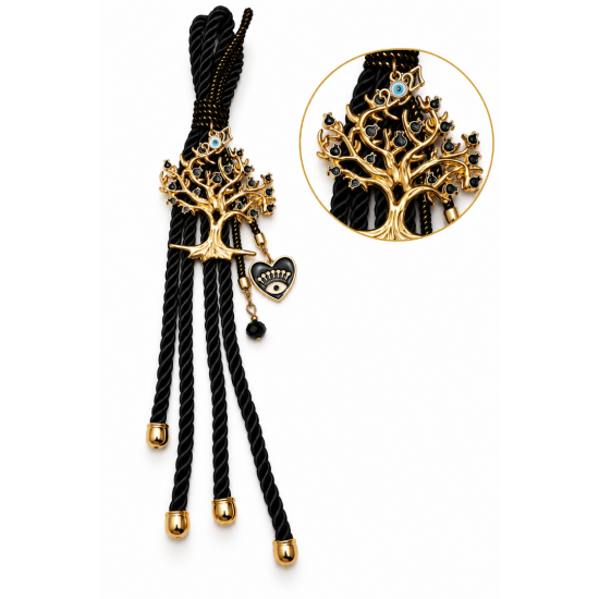 2027 LUCKY CHARM WITH GOLD-TONE TREE OF LIFE AND B
