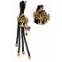 2027 LUCKY CHARM WITH GOLD-TONE TREE OF LIFE AND BLACK CORD