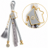 2027 HOUSE LUCKY CHARM – 5 CM METAL ELEMENT AND 30 CM CORD