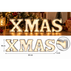 ΧΡΙΣΤΟΥΓΕΝΝΙΑΤΙΚΟ ΔΙΑΚΟΣΜΗΤΙΚΟ XMAS PVC ΜΕ LED ΦΩΤΙΣΜΟ ΜΠΑΤΑΡΙΑΣ 18 ΕΚ