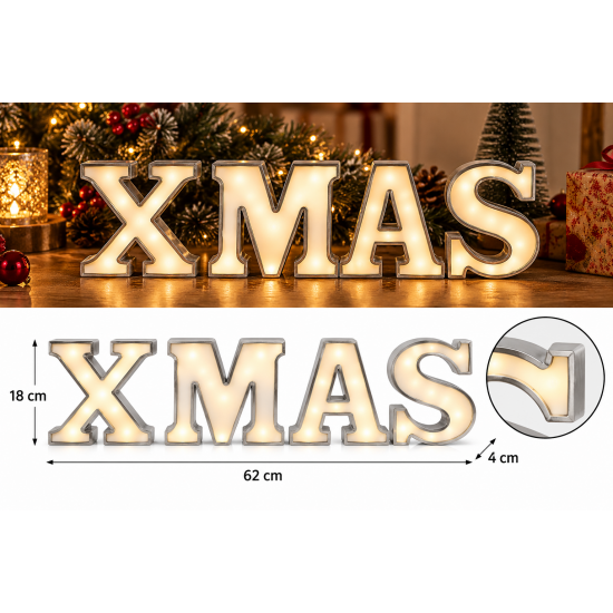 ΧΡΙΣΤΟΥΓΕΝΝΙΑΤΙΚΟ ΔΙΑΚΟΣΜΗΤΙΚΟ XMAS PVC ΜΕ LED ΦΩΤ