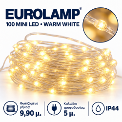 ΤΙΤΛΟΣ: EUROLAMP ΦΩΤΑΚΙΑ 100 MINI LED ΘΕΡΜΟ ΛΕΥΚΟ – 9,90 Μ. ΤΙΤΛΟΣ: EUROLAMP ΦΩΤΑΚΙΑ 100 MINI LED ΘΕΡΜΟ ΛΕΥΚΟ – 9,90 Μ.