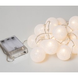 ΧΡΙΣΤΟΥΓΕΝΝΙΑΤΙΚΑ ΦΩΤΑΚΙΑ ΜΠΑΤΑΡΙΑΣ 10 LED ΜΕ ΛΕΥΚΕΣ ΜΠΑΛΕΣ COTTON 6 ΕΚ. ΚΑΙ ΘΕΡΜΟ ΦΩΤΙΣΜΟ – 1,5 ΜΕΤΡΟ ΧΡΙΣΤΟΥΓΕΝΝΙΑΤΙΚΑ ΦΩΤΑΚΙΑ ΜΠΑΤΑΡΙΑΣ 10 LED ΜΕ ΛΕΥΚΕΣ ΜΠΑΛΕΣ COTTON 6 ΕΚ. ΚΑΙ ΘΕΡΜΟ ΦΩΤΙΣΜΟ – 1,5 ΜΕΤΡΟ