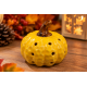 YELLOW CERAMIC DECORATIVE PUMPKIN 7X4 CM YELLOW CERAMIC DECORATIVE PUMPKIN 7X4 CM