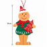 CHRISTMAS HANGING GINGERBREAD ORNAMENT WITH TREE 12 CM