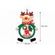 CHRISTMAS HANGING REINDEER  ACRYLIC ORNAMENT 8.5X1