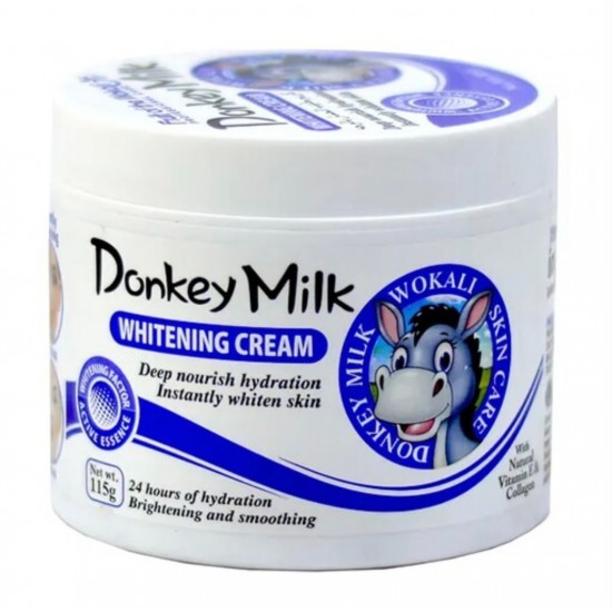 Wokali Donkey Milk Whitening Cream 115gr (Μπλε Έκδ
