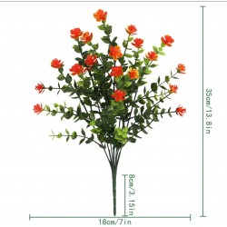 ΤΕΧΝΗΤΟ ΜΠΟΥΚΕΤΟ ΠΡΑΣΙΝΑΔΑ ΜΕ ΑΝΘΟΣ ΠΟΡΤΟΚΑΛΙ 35ΕΚ.