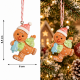 ΧΡΙΣΤΟΥΓΕΝΝΙΑΤΙΚΟ ΚΕΡΑΜΙΚΟ ΣΤΟΛΙΔΙ GINGERBREAD 6,5