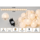 20 LED CHRISTMAS STRING LIGHTS WITH WHITE COTTON B 20 LED CHRISTMAS STRING LIGHTS WITH WHITE COTTON B