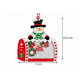 CHRISTMAS HANGING SNOWMAN WITH MAILBOX ORNAMENT 11