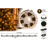 500 LED ΧΡΙΣΤΟΥΓΕΝΝΙΑΤΙΚΑ ΦΩΤΑΚΙΑ AMBER ΜΕ ΠΡΟΓΡΑΜΜΑ, ΕΠΕΚΤΑΣΗ, ΜΕΤΑΣΧΗΜΑΤΙΣΤΗ IP44 ΚΑΙ ΚΑΡΟΥΛΙ – 25 ΜΕΤΡΑ