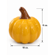 YELLOW DECORATIVE PUMPKIN WITH GLOSSY FINISH 11×10 YELLOW DECORATIVE PUMPKIN WITH GLOSSY FINISH 11×10