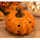 ORANGE CERAMIC DECORATIVE PUMPKIN 7X4 CM ORANGE CERAMIC DECORATIVE PUMPKIN 7X4 CM