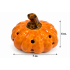 ORANGE CERAMIC DECORATIVE PUMPKIN 7X4 CM