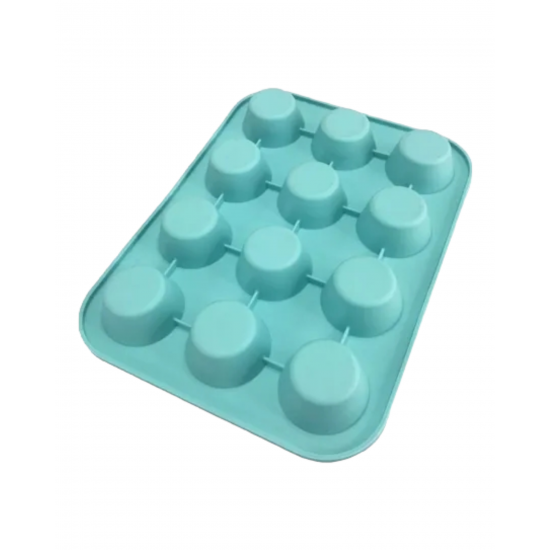 Silicone cake tin with 12 places