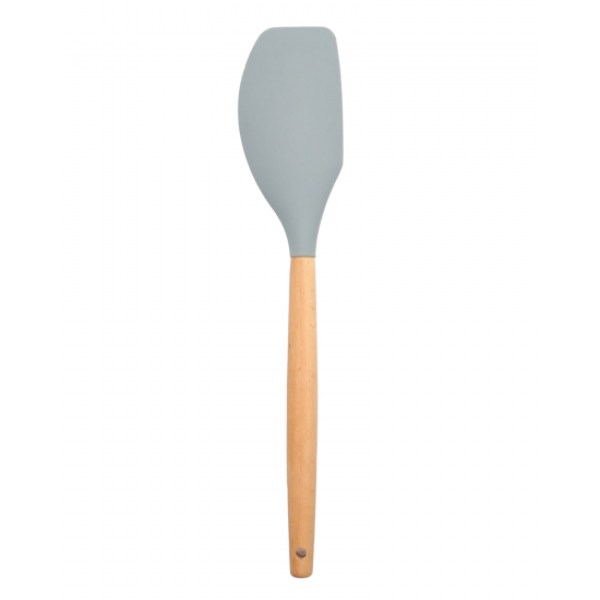 PROVISIONS ACACIA WOOD AND SILICONE  SPATULA HOUSE