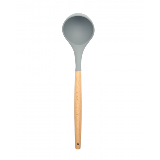 PROVISIONS ACACIA WOOD AND SILICONE SOUP SPOON HOU