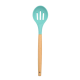 PROVISIONS ACACIA WOOD AND SILICONE SLOTTED SPOON 