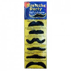 ΜΟΥΣΤΑΚΙΑ ΜΙΚΡΑ ΣΕΤ=6ΤΕΜ ΚΑΡ=27x11cm